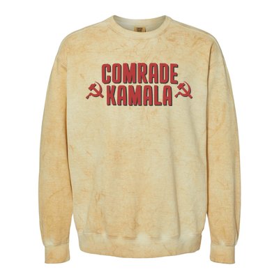 Comrade Kamala Colorblast Crewneck Sweatshirt