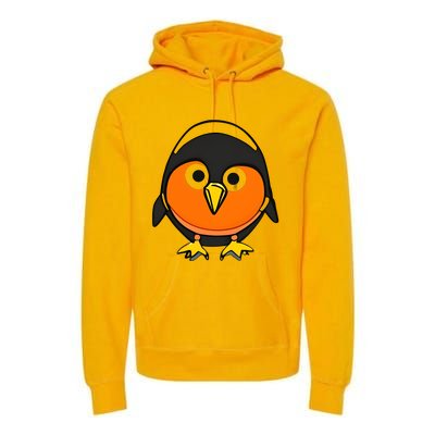 Cute Kawaii Chick Funny Chicken Children Props Funny Chicken Lover Premium Hoodie