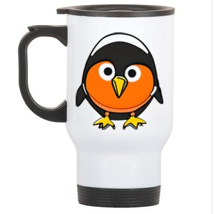 Cute Kawaii Chick Funny Chicken Children Props Funny Chicken Lover Stainless Steel Travel Mug