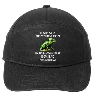 Comrade Kamala Commie Leon Commieleon Communist Harris 7-Panel Snapback Hat