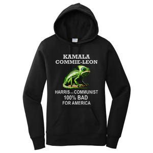 Comrade Kamala Commie Leon Commieleon Communist Harris Women's Pullover Hoodie