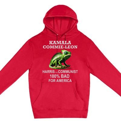 Comrade Kamala Commie Leon Commieleon Communist Harris Premium Pullover Hoodie