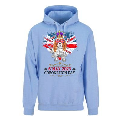 Cavalier King Charles Coronation Ideas Wo & Union Jack Unisex Surf Hoodie