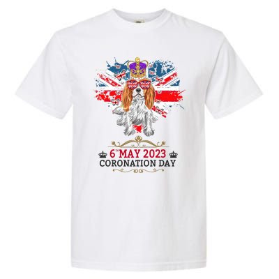 Cavalier King Charles Coronation Ideas Wo & Union Jack Garment-Dyed Heavyweight T-Shirt