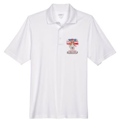 Cavalier King Charles Coronation Ideas Wo & Union Jack Men's Origin Performance Pique Polo