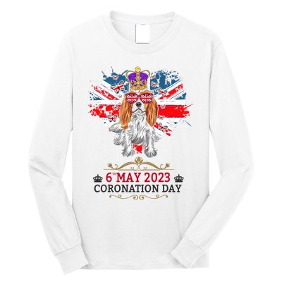 Cavalier King Charles Coronation Ideas Wo & Union Jack Long Sleeve Shirt