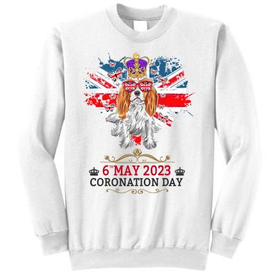 Cavalier King Charles Coronation Ideas Wo & Union Jack Sweatshirt