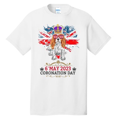 Cavalier King Charles Coronation Ideas Wo & Union Jack Tall T-Shirt