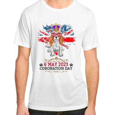 Cavalier King Charles Coronation Ideas Wo & Union Jack Adult ChromaSoft Performance T-Shirt