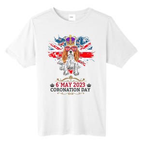 Cavalier King Charles Coronation Ideas Wo & Union Jack Tall Fusion ChromaSoft Performance T-Shirt