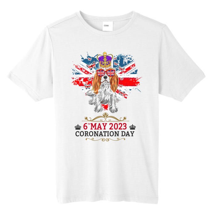 Cavalier King Charles Coronation Ideas Wo & Union Jack Tall Fusion ChromaSoft Performance T-Shirt