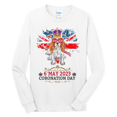 Cavalier King Charles Coronation Ideas Wo & Union Jack Tall Long Sleeve T-Shirt