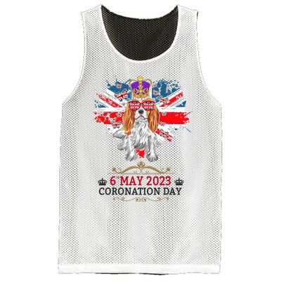 Cavalier King Charles Coronation Ideas Wo & Union Jack Mesh Reversible Basketball Jersey Tank