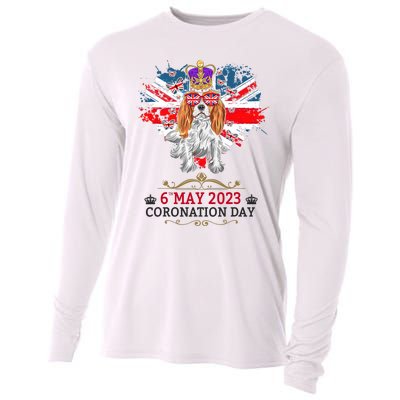 Cavalier King Charles Coronation Ideas Wo & Union Jack Cooling Performance Long Sleeve Crew