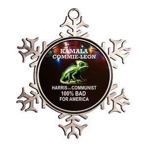 Comrade Kamala Commie Leon Commieleon Communist Harris Metallic Star Ornament