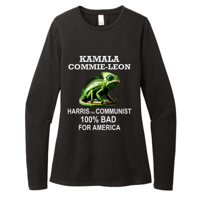 Comrade Kamala Commie Leon Commieleon Communist Harris Womens CVC Long Sleeve Shirt