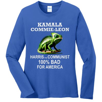 Comrade Kamala Commie Leon Commieleon Communist Harris Ladies Long Sleeve Shirt