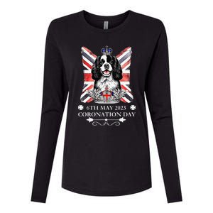 Cavalier King Charles iii Coronation Spaniel Dog Womens Cotton Relaxed Long Sleeve T-Shirt