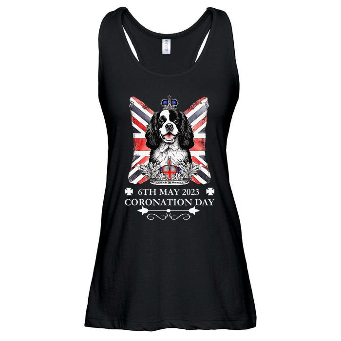 Cavalier King Charles iii Coronation Spaniel Dog Ladies Essential Flowy Tank