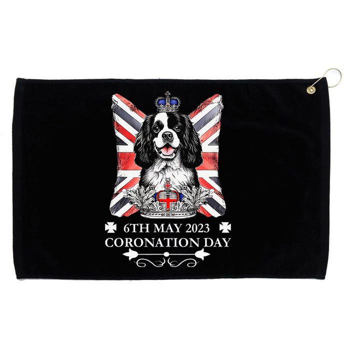 Cavalier King Charles iii Coronation Spaniel Dog Grommeted Golf Towel