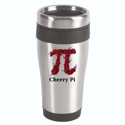 Cherry Pi 16oz Travel Tumbler