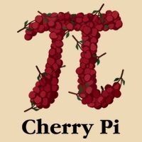 Cherry Pi Drawstring Bag