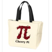 Cherry Pi Zip Tote Bag