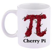 Cherry Pi 11oz C Handle Ceramic Mug
