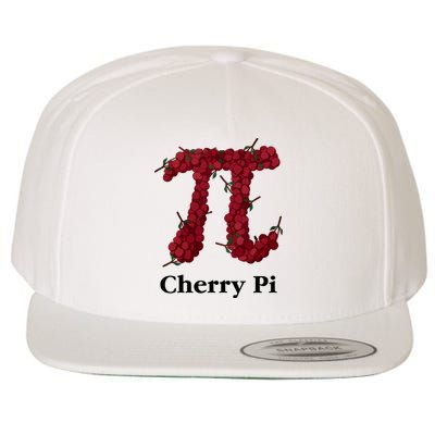 Cherry Pi Wool Snapback Cap