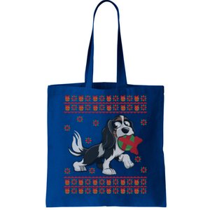 Cavalier King Charles Spaniel Ugly Christmas God Lover Gift Tote Bag