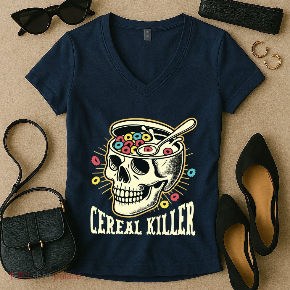 Cereal Killer Women's V-Neck T-Shirt