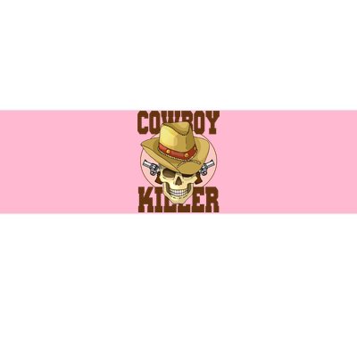 Cowboy Killer Country Skeleton Bumper Sticker