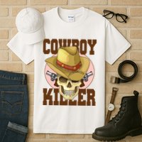 Cowboy Killer Country Skeleton Tall T-Shirt