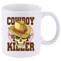 Cowboy Killer Country Skeleton 11oz C Handle Ceramic Mug