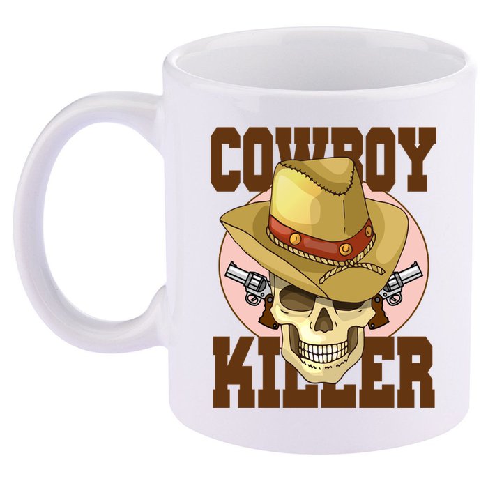 Cowboy Killer Country Skeleton 11oz C Handle Ceramic Mug