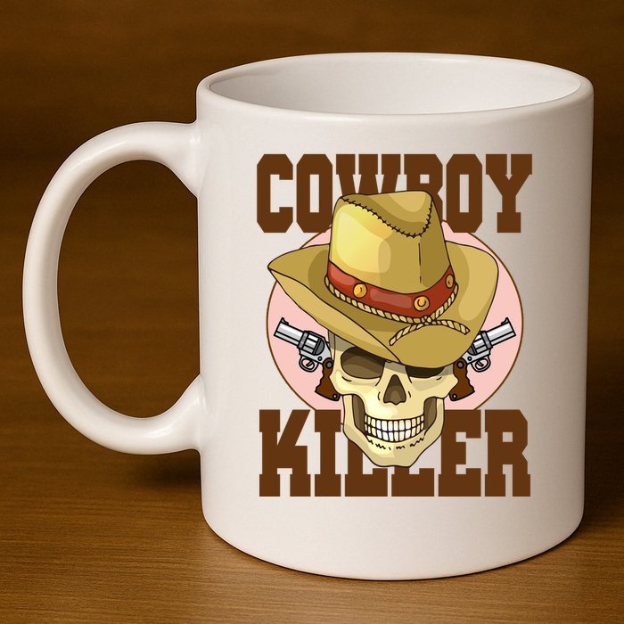 Cowboy Killer Country Skeleton 11oz C Handle Ceramic Mug