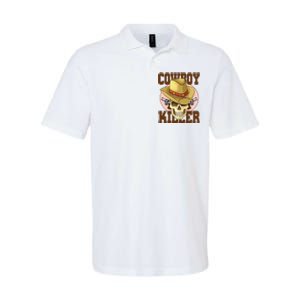 Cowboy Killer Country Skeleton Softstyle Adult Sport Polo