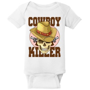 Cowboy Killer Country Skeleton Baby Bodysuit