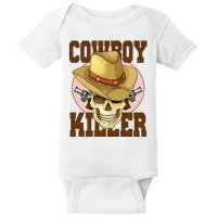 Cowboy Killer Country Skeleton Baby Bodysuit