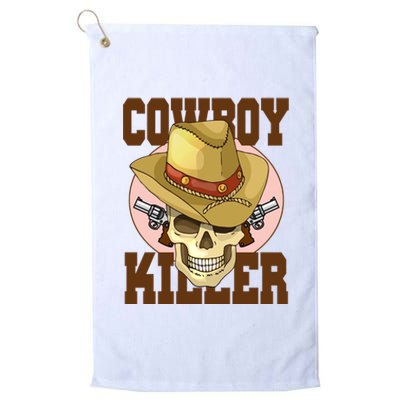 Cowboy Killer Country Skeleton Platinum Collection Golf Towel