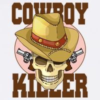 Cowboy Killer Country Skeleton Women's V-Neck T-Shirt