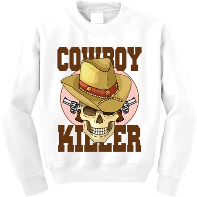 Cowboy Killer Country Skeleton Kids Sweatshirt