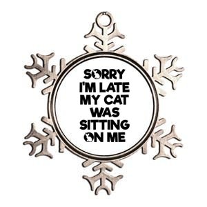 Cat Kitten Cat Mom Cat Dad Gift Metallic Star Ornament