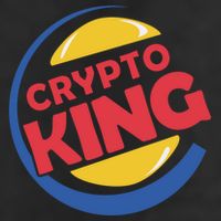 Crypto King 7 Panel Mesh Trucker Snapback Hat