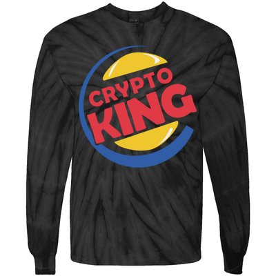 Crypto King Tie-Dye Long Sleeve Shirt