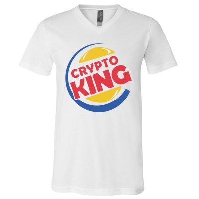 Crypto King V-Neck T-Shirt