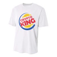Crypto King Youth Performance Sprint T-Shirt