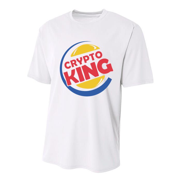 Crypto King Youth Performance Sprint T-Shirt