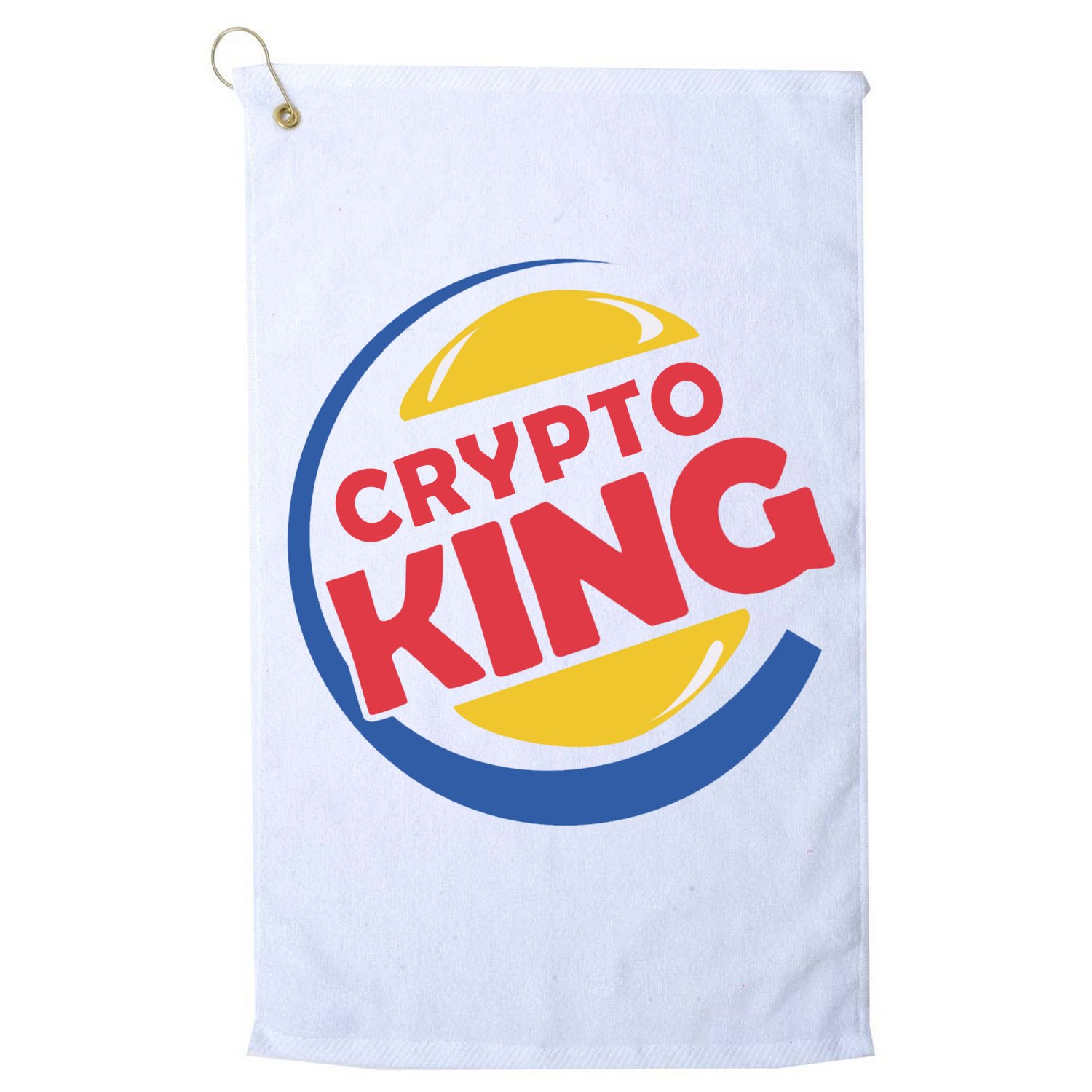 Crypto King Golf Towel