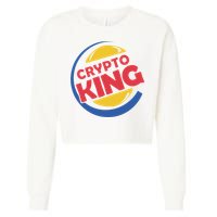 Crypto King Cropped Pullover Crew